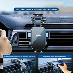 TEMU 360° 회전식 GPS 네비게이션 자동차 마운트, 대시보드 흡입 컵 폰 홀더, ABS 소재, 방수 없음, 배터리 없음, 모바일 장치용, GPS 장치 마운트 | 세련된 폰 홀더 | 안전한 대시보드 부착