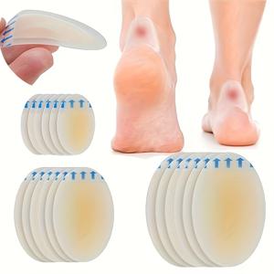 TEMU 18pcs 젤 투명한 보이지 않는 방수 패치, 발가락 패드, 발바닥 젤 스티커, 방수 발 스티커