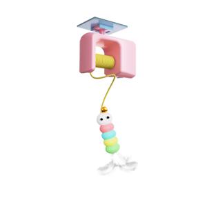 TEMU 1팩 MIAOQUANJI 전동 고양이 요요 볼 - USB/폴리머 리튬 배터리 자동 매달림 장난감, 실내외 놀이용 운동 및 정신 자극, 모든 고양이에 적합한 선물, 애완견 주인과 고양이 애호가를 위한 완벽한 선물, 실내 엔터테인먼트, 재미있는 디자인, USB 충전식