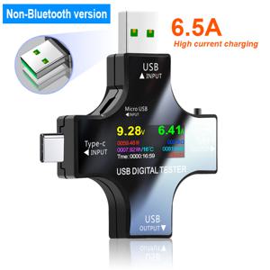 TEMU 1pc Type-C PD USB 테스터 DC 디지털 전압계 전류계 전압 전류 측정기 전류계 감지기 보조베터리 충전기 표시기