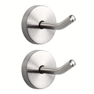 TEMU 2pcs 코트 후크 - 목욕 수건 걸이, 모자 걸이 용 벽 후크 Hurse Robe, 스테인레스 스틸 헤비 듀티 차고 후크, 부엌, 침실, 욕실, 사무실, 책상을위한 가정용 보관 및 조직