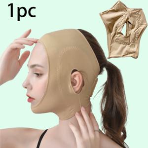 TEMU 얼굴 붕대 관리, 재사용 가능한 얼굴 관리 도구, 개인 관리 마스크, 피부색 수면 마스크, 여성 패션 마스크, 여성용 마스크