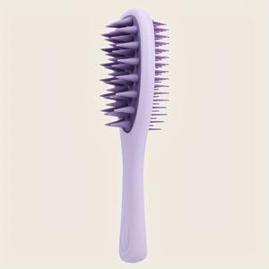 TEMU 양면 풀어주는 빗, 천연 두피 마사지 헤어브러시, 긴 손잡이 샴푸 브러시, 가정용 목욕용 바디 스크러버, 플라스틱 치아, ABS 손잡이, 일반적인 머리 타입용