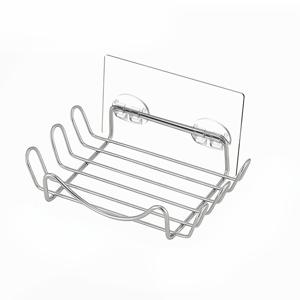 TEMU 4개의 후크가 있는 스테인리스 스틸 벽걸이 비누 거치대 - 면도기, 수건 및 목욕 스펀지에 완벽 | 수공예, 기름 필요 없는 디자인