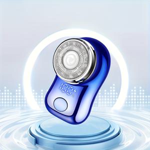 TEMU 미니 휴대용 남성 전기 면도기, USB 충전 포켓 쉐이버, 야외 여행 스마트 쉐이버, 차량용 쉐이버, 언제 어디서나 편리하게 면도를 할 수 있는 컴팩트한 제품, 남성 선물, 아버지의 날 선물, 어디에서나 볼 수 있음