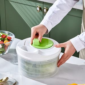 TEMU 1pc 내구성 PP 샐러 스피너 및 소면 - 고효율 채소 및 과일 세척기 및 건조기, 빠른 주방 준비에 이상적, 가정 요리에 완벽, 주방 효율성|현대 주방 용품|내구성 플라스틱