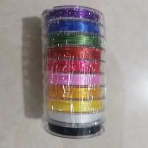 TEMU 0.8mm 직경, 10m/33.1ft 탄성 비딩 실, 레드 구슬, 투명 탄성 코드, 10롤, 팔찌 및 목걸이 제작용, 비딩 소품 | 매끄러운 질감, 비딩 액세서리