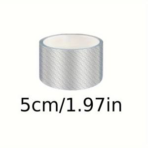 TEMU K3D 투명 카본 파이버 스타일 차량 문턱 및 범퍼 보호 필름 - 긁힘 방지, 충격 저항성, 미끄럼 방지 그립 접착식 도어 실 보호 필름 | 현대적인 자동차 장식 | 내구성 있는 보호자