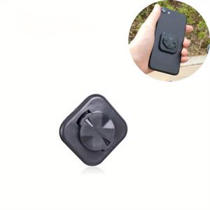 TEMU 1개 자전거 휴대폰 홀더 마운트 - 강력 접착 조절 가능한 암, 내구성 있는 블랙 스티커 사이클링 액세서리, 야외 라이딩용 안전한 핸즈프리 네비게이션, 디자인, 견고한 구조