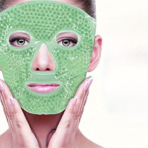 TEMU 세 가지 색상, 아이스 백 얼굴 마스크, 냉각 아이스 마스크 및 눈 마스크 세트, 눈 냉각 아이스 백, 재사용 가능한 차가운 눈 패치, 가정 및 스파용으로 적합한 젤 비즈 얼굴 및 눈 마스크 - 향수 및 알코올 없음, 모든 라이트 베이지 유형에 적합|얼음주머니