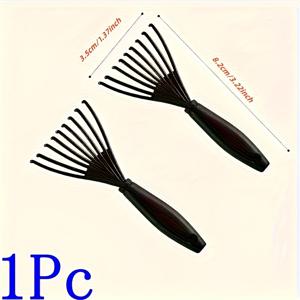 TEMU 1개/10개, 빗 청소용 브러시, 빗 클리너, 펫 브러시, PVC 탈모 방지 빗날형 헤어 도구, 일반적이고 편안한 질감의 머릿결에 적합, 노화된 모발을 위한 Oval형 무향 플라스틱 이물