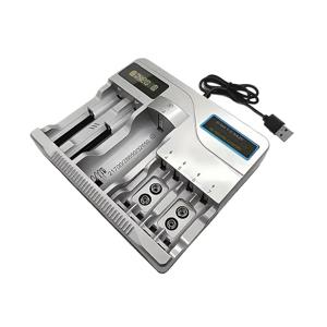 TEMU 스마트 LCD 배터리 충전기 - 개별 셀 모니터링 기능, USB 전원 지원 18650/26650/21700/32650/16340/14500, NiMH/NiCd, AAA, AA, 9V 배터리용 고속 충전, 과충방지/과방전/단락 보호, 컴팩트 디자인, 취미 및 전문가용, 가정/사무실 사용, 프로페셔널 충전 , 효율적인 전력 공급, 가젯 사용자용