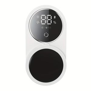 TEMU USB 충전식 치실 살균기, 벽걸이 치실 홀더, 자동 인덕션 치실 보관 랙, 2개 치실 슬롯, 욕실 액세서리, 가정 장식.