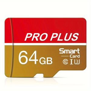 TEMU 고속 레드골든 TF SD카드 8GB 16GB 32GB 64GB 100GB 128GB 256GB, 미니 SD메모리카드 U3 클래스 10, SD어댑터용, 데이터전송, 슬림한 디자인, 내구성 있는 플래시, 효율적인 저장공간, 콘텐츠 제작자와 사진가를 위한