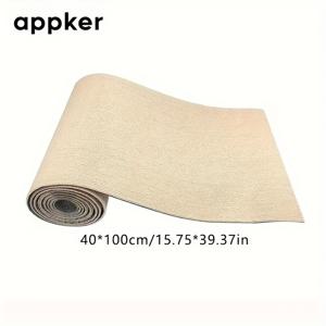 TEMU Appker 자체 접착 고양이 긁기 매트 - 튼튼한 폴리에스테르 소파 보호대, 시살 & 부드러운 원단의 이중 질감, 고양이용 스크래치 가드 쉽게 적용 가능, 가구 보호에 이상적