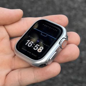 TEMU 충격 방지 iWatch 보호 케이스 시리즈 10 - 360도 보호 템퍼드 유리 커버, 스크린 보호 필름, iPhone 5/6/7/8/SE 40mm/44mm, 9/8/7 45mm/41mm, 46mm/42mm, 방수 시계 케이스 | 시계 케이스 | 내구성 있는 시계 케이스, 시계 밴드