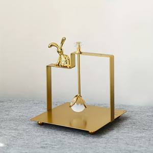 TEMU 창의적인 토끼 모양 티슈 홀더, 레스토랑과 호텔 테이블탑용, 심플한 냅킨 홀더, 일상 가정 사용, 연회, 바, 애프터눈 티, 캔들라이트 디너에 적합