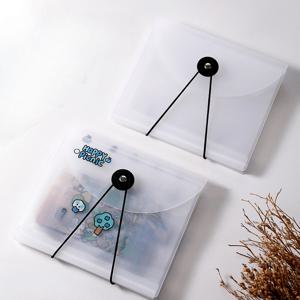 TEMU 2pcs 투명 스티커 보관 케이스 - A6 휴대용 회계장, 다층 조직 가방, 휴대용 폴더 홀더, 현금 영수증 정리기, 사진 북릿 데스크 액세서리, 데스크 조직 | 투명 플라스틱 케이스 | 내구성 있는 플라스틱 케이스, 스티커 정리기