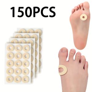 TEMU 60/90/150개 세트 라텍스 각질 방지 발 패드 - 하이힐, 비즈니스 여행, 스포츠, 등산, 야외 활동에 적합한 발 관리용, 한 달 사용 가능, 물걸레 필요 없음