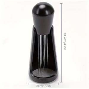 TEMU 1pc 플라스틱 커피 머신 보조 분배기, 파우더 네일, tamping needle, 집중된 커피 액세서리 키트, 정밀 커피 분배 도구, WDT 도구, 레스토랑, 가정, 캐주얼 바, 카페, 커피 네일 분배 머신, 균일한 분쇄물, 부드러운 추출, 바리스타 등급 액세서리에 적합합니다.