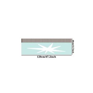 TEMU 1pc 인조 카시미어 1000G/M² 두께 1Cm 40X120Cm/15.7X47.2Inch, 별 패턴이 있는 하얀색 카펫, 부드럽고 푹신한 매트, 귀여운하고 달콤한 홈 데코 카펫, 휴일과 생일 선물에 완벽, 거실, 침실, 복도, 주방, 실내 라운지에 적합합니다.
