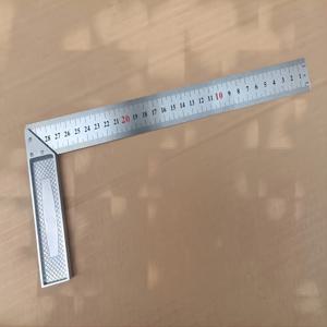 TEMU 스틸 스틸 사각형 지퍼, 300mm, 목공 수준 도구, 내구성 있는 금속, 정밀 측정, 목공 및 공예에 이상적, 목공 도구|사각형 지퍼|스틸 스틸 규칙