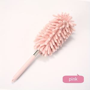 TEMU 4가지 색상, 1개 미니 텔레스코픽 먼지떨이 - 확장 가능한 손잡이와 세탁 가능 린트 프리 플리스 내부 슬리브 브러시, 가정용
