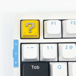 TEMU 금속 기계식 키보드 키캡 - 세련된 디자인, 내구성 있는 금속 구조, 밝은 노란색 및 오렌지 옵션, 타이핑을 위한 인간 중심의 편안함, 키보드 액세서리, 타이핑 액세서리, 현대적인 미학, 내구성 있는 구조|키캡|키캡
