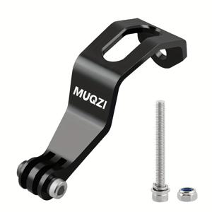 TEMU MUQZI 알루미늄 합금 Brompton 접이식 스쿠터용 LED 브래킷, 손전등 & 액션캠 베이스 수정 부품, 스쿠터 튜닝, 조절형 홀더, 견고한 마운트, 정밀 공학, 내구성 있는 소재, 야외 모험가, DIY 수리자를 위한