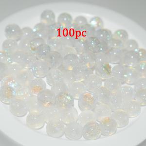 TEMU 100개 세트 8mm 반짝이 글리터 비즈, DIY 팔찌 만들기에 완벽한 선물용 액세서리. 어버이날 선물이나 친구를 위한 특별한 선물로 딱!