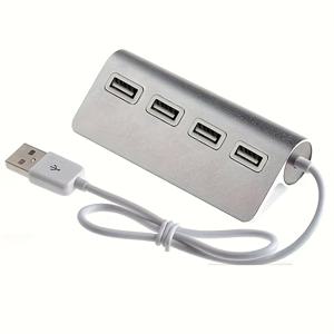 TEMU 알루미늄 USB 3.0 허브 멀티 USB 분배기 어댑터 4 포트 PC 용 고속 미니 다중 Usb3.0 허브 포트 확장기|태블릿PC