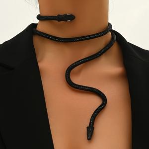 TEMU 스타일리시하고 창의적인 고딕 스타일 조절 가능한 목걸이 - 교체 가능한 디자인