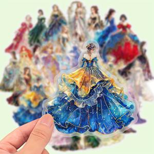 TEMU 30팩 성 공주 금박 레이저 스티커 세트, 노트북, 병, 수하물, 헬멧, , 기타, 크리스마스 선물, 상장, 미술 보관 및 운송, 공예 및 봉제 용품, 화이트용 투명 비닐 스티커 (1/2/3/4/5/6/7/8/9/10/12개)