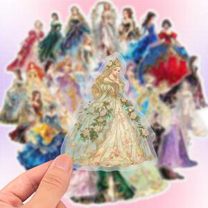TEMU 30팩 성 공주 금박 레이저 스티커, 재사용 가능한 비닐, 광택 처리, 노트북, 물병, 수하물, 헬멧, , 기타, 크리스마스 선물, 상, 노트북 껍질 스티커, 1/3/5/10팩 선택 가능합니다.
