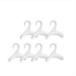 TEMU 7pcs/13pcs 스마트 옷장 정리함, 가방, 모자, 스카프를 위한 휴대용 플라스틱 지퍼형 옷걸이 - 옷장과 진열 선반을 위한 공간 절약형 핸드백 후크