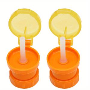 TEMU 2pcs 실리콘 빨대 캡 - 소다 분출 방지, 여행 및 야외 활동에 이상적, 녹색, 노란색, 파란색, 핑크색 등 다양한 색상으로 제공, 여행 액세서리 | 생동감 있는 빨대 캡 | 유연한 빨대 캡