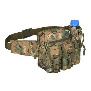 TEMU 1개 전술 배꼽 백팩 - 다용도 지퍼 수납공간이 있는 헤비듀티 옥스포드 원단 허리 가방, 조절 가능한 스트랩 - 사냥, 등산, 캠핑, 군사용 - 물병, 휴대폰, 필수품을 위한 핸즈프리 아웃도어 웨스트백 - 남성 야외 모험 및 백패킹 장비에 이상적, 단색 디자인, 내구성 강한 천 소재, 안전한 지퍼 수납|남자가방|핸드폰스트랩