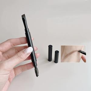 TEMU 2-in-1 눈썹 & 속눈썹 셰이퍼 - 완벽한 속눈썹 & 눈썹을 위한 2 스풀 브러시가 있는 듀얼 헤드 메이크업 그루밍 도구, 마스카라 분리, 무향, 모든 연한 베이지 타입에 적합, 내구성 있는 ABS 핸들, 눈썹 트리머