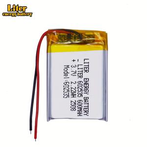 TEMU LED 디스플레이가 있는 3.7V 600mAh 충전식 리튬 폴리머 배터리 - DVR, GPS, 스마트 워치, 무선 스피커, 리모컨 및 장난감 기기용 고용량 | 컴팩트한 배터리 디자인 | 내구성 케이싱
