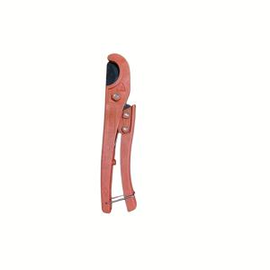 TEMU 휴대용 31mm(1.25인치) PEX/PVC/PPR 파이프 커터 - 인체공학적 오렌지색 손잡이가 있는 헤비듀티 수동 튜브 커팅 도구, 정밀 절삭 휠 및 안전 잠금 장치가 있는 배관 DIY 프로젝트용, 질감 그립 핸들, 내구성 있는 구조