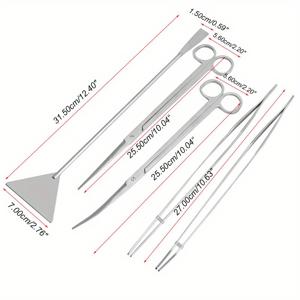 TEMU 5pcs 어항 유지 보수 키트: 어항 청소기, 집게, 가위 - 실생 식물 및 물고기에 완벽합니다!