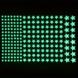 TEMU 천장용 어두운 별 스티커 1장, 빛나는 3D 스타 포인트 벽 스티커, 침실 홈 장식, 어두운 달빛 데칼, 형광 DIY 벽 스티커에 빛나는
