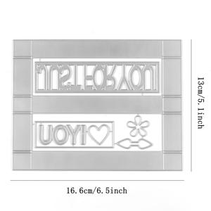 TEMU DIY 크래프팅 스크랩북 용품 사진 앨범 장식용 선물 상자 프레임 커팅 다이 컷 카드 만들기 템플릿 몰드