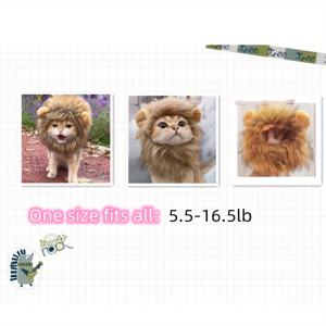 TEMU 귀여운 고양이 sư라 머리띠, 사랑스럽다, 고양이 모자, 폴리에스터로 만든 사진 촬영용
