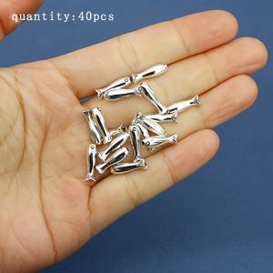 TEMU 20/40 세련된 광택 작은 물고기 비즈 DIY 액세서리 주얼리 만들기