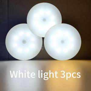 TEMU 3개 세트 자석 모션 센서 LED 무드등 - USB 충전식 200mAh 벽걸이/바닥 램프, 자동 켜짐/꺼짐, 핸드헬드 자석 디자인, 내구성 플라스틱 소재, 복도/옷장/계단/침실/책상용, 슬림한 디자인, 자석 베이스 램프|무드등