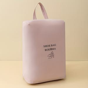 TEMU 휴대용 여행용 신발 상자 - 다중 공간을 갖춘 내구성 있는 비섬직물, 운동화, 플랫, 하이힐 보관용 경량 컴팩트 디자인 - 가정, 사무실 또는 여행용으로 적합, 신발 보관 정리함