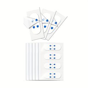 TEMU 120pcs 얼굴 테이프, lifting, 주름, 턱, 목, 눈에 적합, 방수 고탄성 V자형 lifting 테이프 스티커, 즉시 메이크업 스트립.