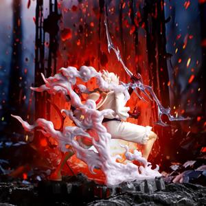 TEMU 9.45인치 애니메이션 액션 피규어 - 썬더볼트 효과, 다이내믹 포즈 컬렉터블 모델, 레드 & 화이트 PVC 데스크탑 장식품, 애니메 팬을 위한, 상세한 캐릭터 스태츄, 방 꾸미기용, 드라마틱 배경, 정교한 디자인, 내구성 있는 수집품, 마감, 팝 컬처 애호가용