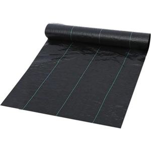 TEMU 1 세트 YIMUWN 중량 PP 잡초 방지 직물 39.37인치 x 393.7인치 - 블랙 UV 방지 지면 덮개, 구멍이 있는 강력한 물 투과성, 정원, 과수원, 꽃밭 잡초 제어, 정원, 과수원 보호를 위한 잡초 방지 직물, 내구성 있는 정원 매트, 강력한 소재